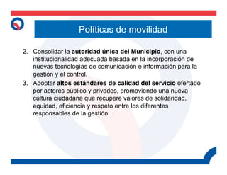 El Nuevo Modelo de Movilidad en el Distrito Metropolitano de Quito - Augusto Guarderas - Alcalde, Quito - Transforming Transportation 2013 - EMBARQ and The World Bank