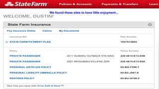 We found these sites to have little enjoyment...

 