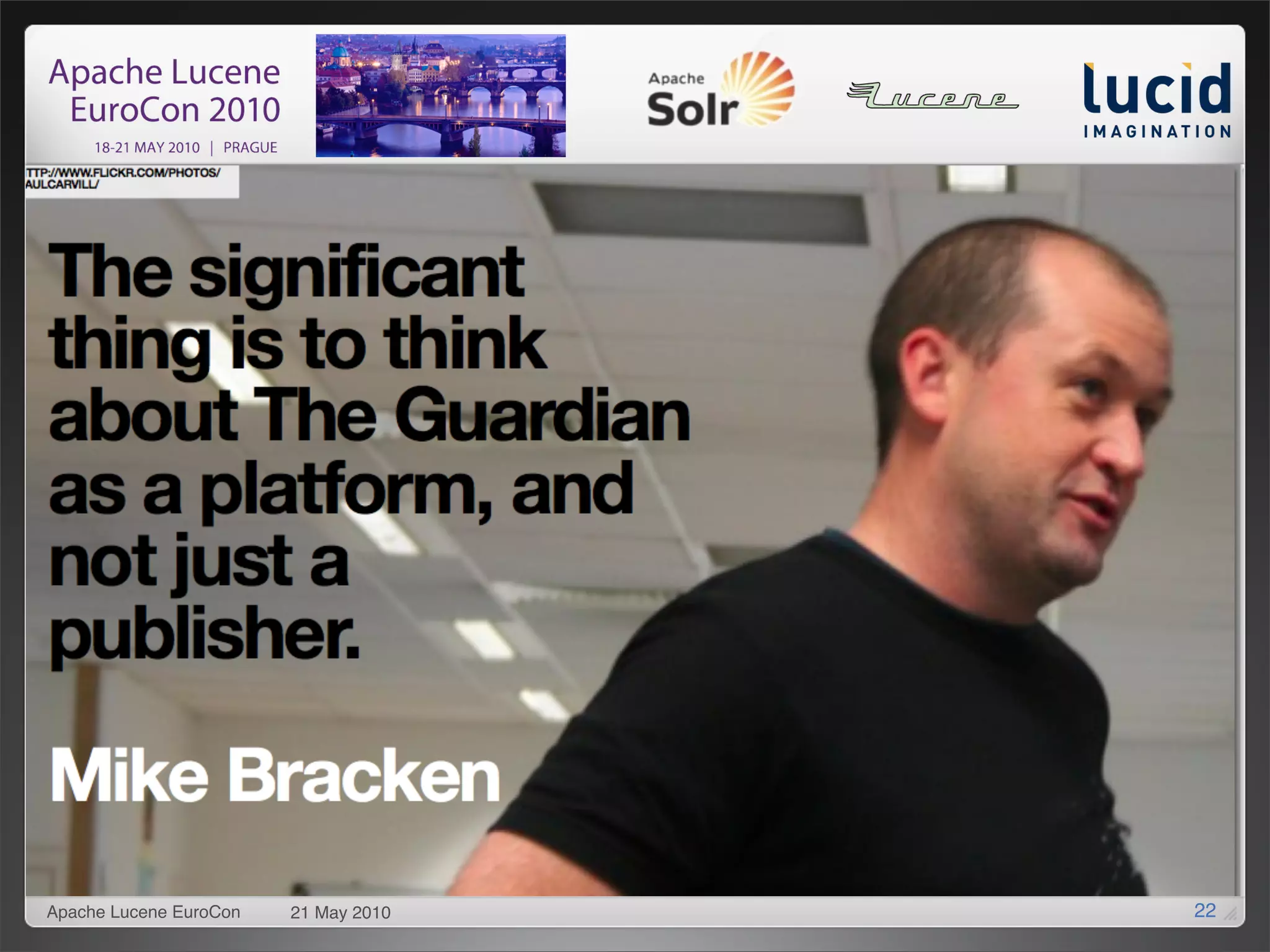 Apache Lucene EuroCon   21 May 2010   22
 