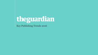 Key Publishing Trends 2016
 