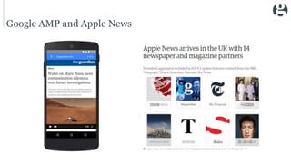 Google AMP and Apple News
 