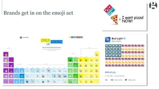 Brands get in on the emoji act
 