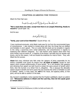 Guarding the tongue | PDF