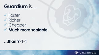 GUARDIUM Token: Global Decentralized Emergency Response (911) | PPT