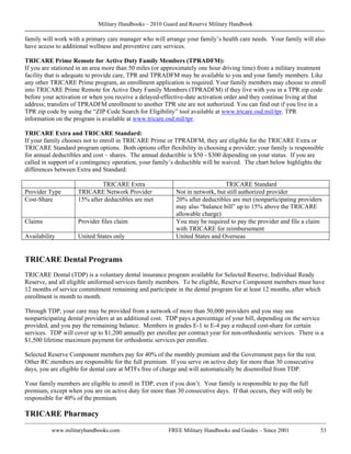 Guard & reserve handbook 2010