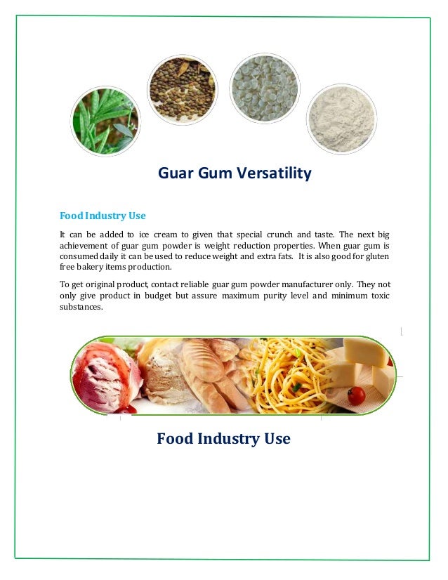 Guar gum health benefits & Uses in various industry