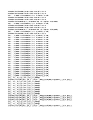 URBANIZACION ROMULO GALLEGOS SECTOR 1 CALLE 5
URBANIZACION ROMULO GALLEGOS SECTOR 1 CALLE 5
CALLE CAICARA. BARRIO LA ESPERANZA. ZONA INDUSTRIAL
URBANIZACION ROMULO GALLEGOS SECTOR 1 CALLE 5
URBANIZACION ROMULO GALLEGOS SECTOR 1 CALLE 5
URBANIZACION LA MORERA CALLE PRINCIPAL S/N FRENTE A PUNELLARG
CALLE CAICARA. BARRIO LA ESPERANZA. ZONA INDUSTRIAL
URBANIZACION ROMULO GALLEGOS SECTOR 1 CALLE 5
URBANIZACION ROMULO GALLEGOS SECTOR 1 CALLE 5
URBANIZACION LA MORERA CALLE PRINCIPAL S/N FRENTE A PUNELLARG
CALLE CAICARA. BARRIO LA ESPERANZA. ZONA INDUSTRIAL
URBANIZACION ROMULO GALLEGOS SECTOR 1 CALLE 5
CALLE CAICARA. BARRIO LA ESPERANZA. ZONA INDUSTRIAL
CALLE CAICARA. BARRIO LA ESPERANZA. ZONA INDUSTRIAL
CALLE CAICARA. BARRIO LA ESPERANZA. ZONA INDUSTRIAL
CALLE CAICARA. BARRIO LA ESPERANZA. ZONA INDUSTRIAL
CALLE CAICARA. BARRIO LA ESPERANZA. ZONA INDUSTRIAL
CALLE CAICARA. BARRIO LA ESPERANZA. ZONA INDUSTRIAL
CALLE CAICARA. BARRIO LA ESPERANZA. ZONA INDUSTRIAL
CALLE CAICARA. BARRIO LA ESPERANZA. ZONA INDUSTRIAL
CALLE CAICARA. BARRIO LA ESPERANZA. ZONA INDUSTRIAL
CALLE CAICARA. BARRIO LA ESPERANZA. ZONA INDUSTRIAL
CALLE CAICARA. BARRIO LA ESPERANZA. ZONA INDUSTRIAL
CALLE CAICARA. BARRIO LA ESPERANZA. ZONA INDUSTRIAL
CALLE CAICARA. BARRIO LA ESPERANZA. ZONA INDUSTRIAL
CALLE CAICARA. BARRIO LA ESPERANZA. ZONA INDUSTRIAL
CALLE CAICARA. BARRIO LA ESPERANZA. ZONA INDUSTRIAL
CALLE CAICARA. BARRIO LA ESPERANZA. ZONA INDUSTRIAL
CALLE CAICARA. BARRIO LA ESPERANZA. ZONA INDUSTRIAL
CALLE CAICARA. BARRIO LA ESPERANZA. ZONA INDUSTRIAL
CALLE CAICARA. BARRIO LA ESPERANZA. ZONA INDUSTRIAL
CALLE CAICARA. BARRIO LA ESPERANZA. ZONA INDUSTRIAL
CALLE CAICARA. BARRIO LA ESPERANZA. ZONA INDUSTRIAL
CALLE PEGA-PEGA SECTOR CURAZAO. ZARAZA.
URBANIZACION LA LOMAS. CALLE CAMEJO FAJARDO SIN NUMERO BARRIO LA LOMA. ZARAZA
CALLE PEGA-PEGA SECTOR CURAZAO. ZARAZA.
CALLE PEGA-PEGA SECTOR CURAZAO. ZARAZA.
CALLE PEGA-PEGA SECTOR CURAZAO. ZARAZA.
CALLE PEGA-PEGA SECTOR CURAZAO. ZARAZA.
CALLE PEGA-PEGA SECTOR CURAZAO. ZARAZA.
CALLE PEGA-PEGA SECTOR CURAZAO. ZARAZA.
CALLE PEGA-PEGA SECTOR CURAZAO. ZARAZA.
URBANIZACION LA LOMAS. CALLE CAMEJO FAJARDO SIN NUMERO BARRIO LA LOMA. ZARAZA
URBANIZACION LA LOMAS. CALLE CAMEJO FAJARDO SIN NUMERO BARRIO LA LOMA. ZARAZA
URBANIZACION LA LOMAS. CALLE CAMEJO FAJARDO SIN NUMERO BARRIO LA LOMA. ZARAZA
CALLE PEGA-PEGA SECTOR CURAZAO. ZARAZA.
CALLE PEGA-PEGA SECTOR CURAZAO. ZARAZA.
URBANIZACION LA LOMAS. CALLE CAMEJO FAJARDO SIN NUMERO BARRIO LA LOMA. ZARAZA
 