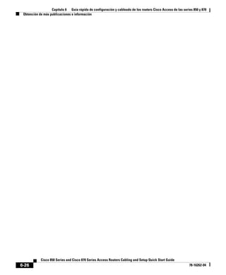 Guía rápida de configuración y cableado de los routers Cisco Access de ...