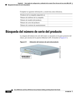 Guía rápida de configuración y cableado de los routers Cisco Access de ...