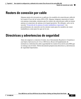 Guía rápida de configuración y cableado de los routers Cisco Access de ...