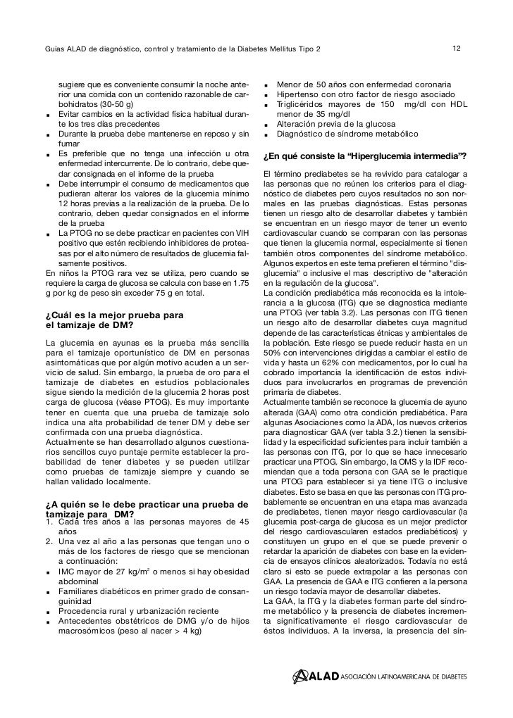 Guías alad de diagnóstico control y tratamiento de la Guías alad de diagnóstico control y tratamiento de la