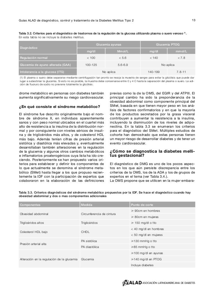 Guías alad de diagnóstico control y tratamiento de la Guías alad de diagnóstico control y tratamiento de la