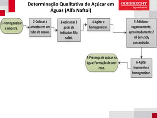 Determinação Qualitativa de Açúcar em
Águas (Alfa Naftol)
 