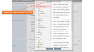 Diferentes tipos de actividades

 