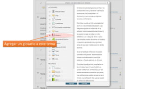 Agregar un glosario a este tema

 