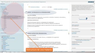 Estructura de una materia

 