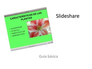 Slideshare
Guía básica
 