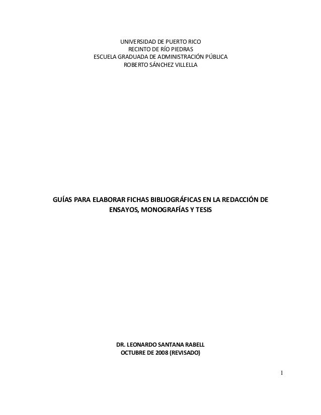 Guias Para Elaborar Fichas Bibliograficas