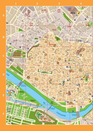 1                                               2             3              4



A




B



                                                                                                                           9


                                                             10
C
                                                                                     12




                                                                                                                  O
                                                                                                                GOLF
                                                                                                            8

D
                                                                                                                               7
         AV
            DA.                                                                                    13
                  DE
    JO                 RIB
      SÉ                  ER
           DE                A
                GÁ
                   LV
                      E  Z


                                          PLAZA
                                       PUENTE DE
                                      LA BARQUETA




E
                             RIE




                                                      STEN
                           IE CU




                                                                                IN
                                                                            ARW
                                                 T EIN
                        MAR




                                                                  ARCE


                                                                          LES D
                                               ALBER




F
                                                                         CHAR




           LEON
                   ARDO
                               DA V
                                   INCI
    MÉR
           ICO V
                   ESPU
                             CIO
                                                                                              14
 