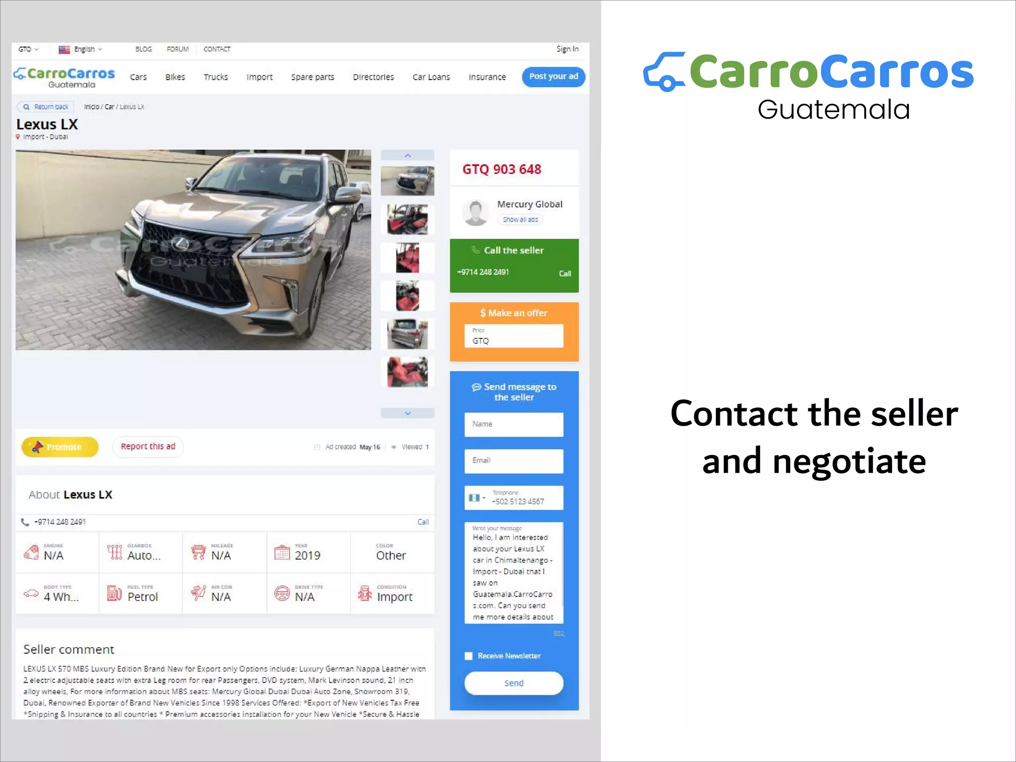 Compre carros en Guatemala con Guatemala.carrocarros.com