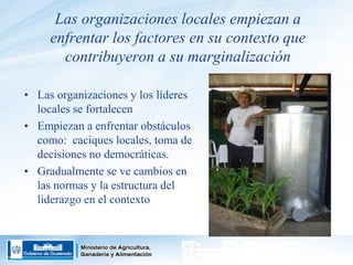 Guatemala - Programa de agricultura familiar y centros de aprendizaje para el desarrollo rural