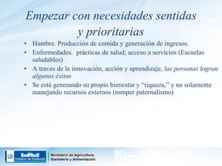 Guatemala - Programa de agricultura familiar y centros de aprendizaje para el desarrollo rural