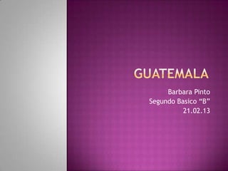 Barbara Pinto
Segundo Basico “B”
          21.02.13
 