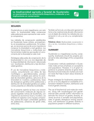 Guatemala y su Biodiversidad