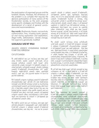 Guatemala y su Biodiversidad