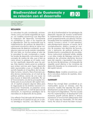 Guatemala y su Biodiversidad