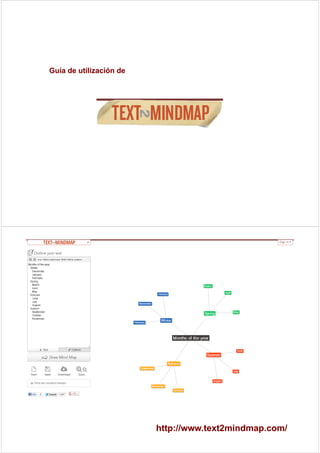 Guía de utilización de

http://www.text2mindmap.com/

 