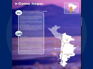 Guía turística y promociones