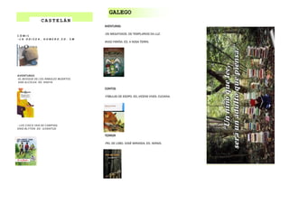 GALEGO
C Ó M I C
- L A O D I S E A . H O M E R O . E D . S M
AVENTURAS
-EL BOSQUE DE LOS ÁRBOLES MUERTOS.
ANA ALCOLEA. ED....