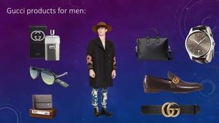 Gucci products for men:
 