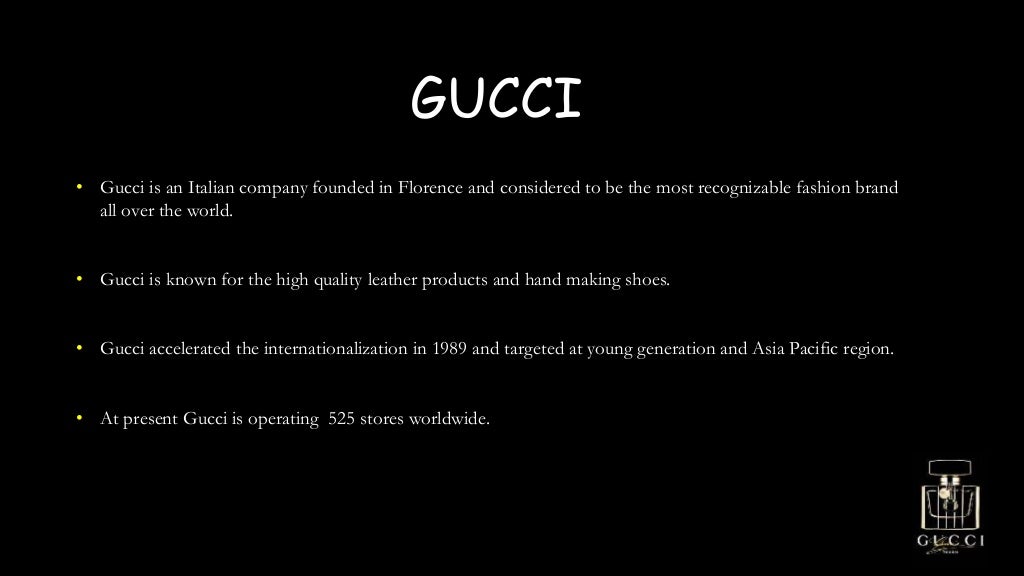 Gucci final presentation