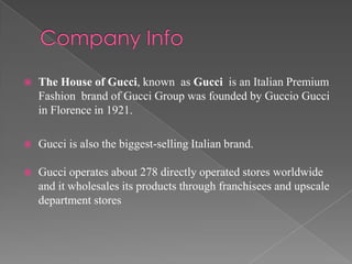 Illustrative examples of social media marketing actions of Gucci and