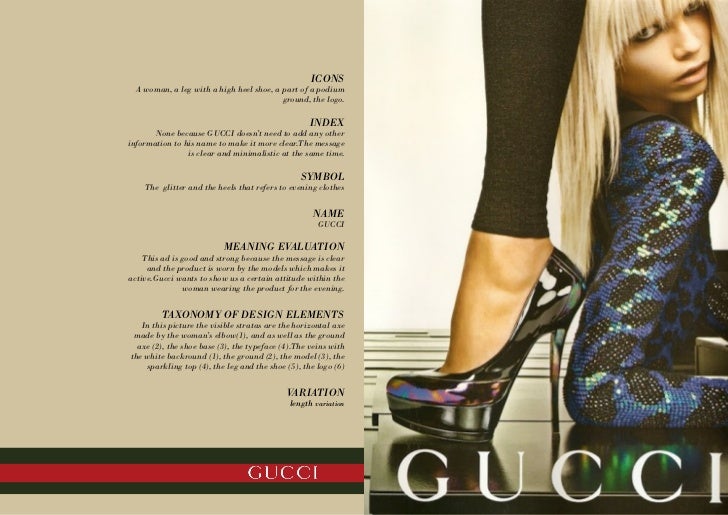 gucci advertisement analysis