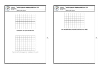 ELEKTRİK-
ELEKTRONİK
MÜHENDİSLİĞİ
BÖLÜMÜ
GÜÇ ELEKTRONİĞİ LABORATUVARI DENEY FÖYÜ
DENEY-2.2: TRİYAK
23
Triyak kesimde iken lamba uçlarındaki sinyal
Triyak iletimde iken lamba uçlarındaki sinyal (Geyt gerilimi pozitif)
ELEKTRİK-
ELEKTRONİK
MÜHENDİSLİĞİ
BÖLÜMÜ
GÜÇ ELEKTRONİĞİ LABORATUVARI DENEY FÖYÜ
DENEY-2.2: TRİYAK
24
Triyak iletimde iken lamba uçlarındaki sinyal (Geyt gerilimi negatif)
 