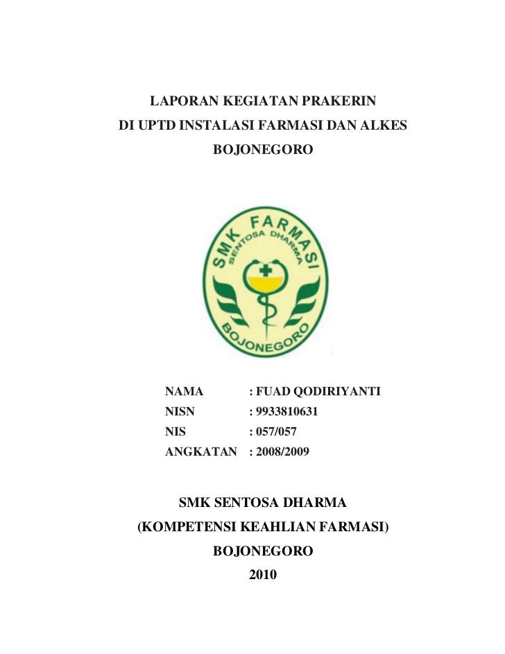 Contoh Laporan Pkl Farmasi Di Apotek Lengkap Kumpulan Contoh Laporan Contoh Laporan Pkl Farmasi Di Apotek Lengkap Kumpulan Contoh Laporan