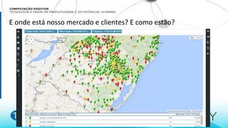 E onde está nosso mercado e clientes? E como estão?
 