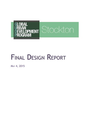 FINAL DESIGN REPORT 
MAY 4, 2015
 