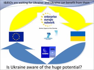 I&BSOs are waiting for Ukraine- and Ukraine can benefit from them Is Ukraine aware of the huge potential? 