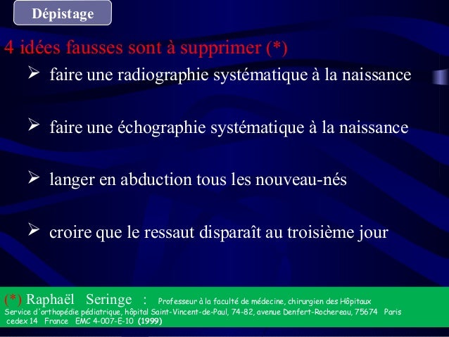 La Luxation Congenitale De La Hanche La Luxation Congenitale De La Hanche