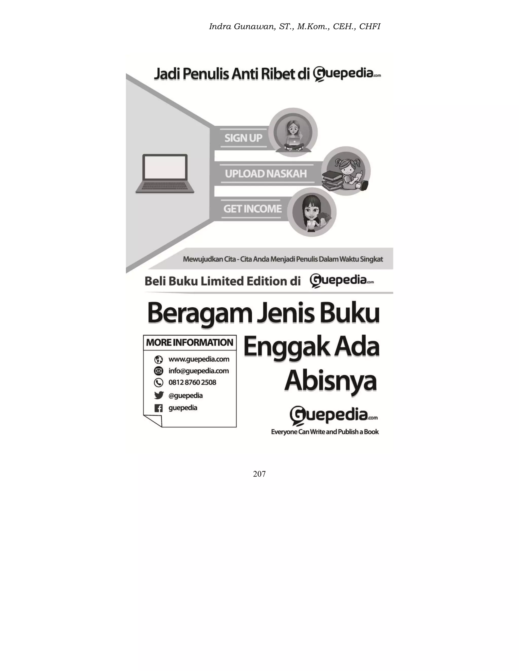 Indra Gunawan, ST., M.Kom., CEH., CHFI
207
 