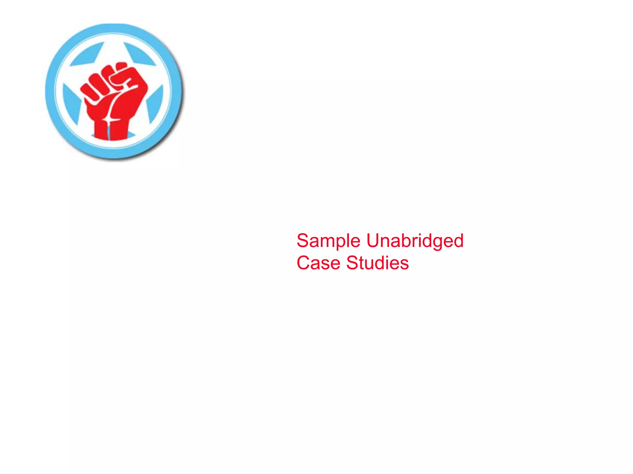 Sample Unabridged
Case Studies
 