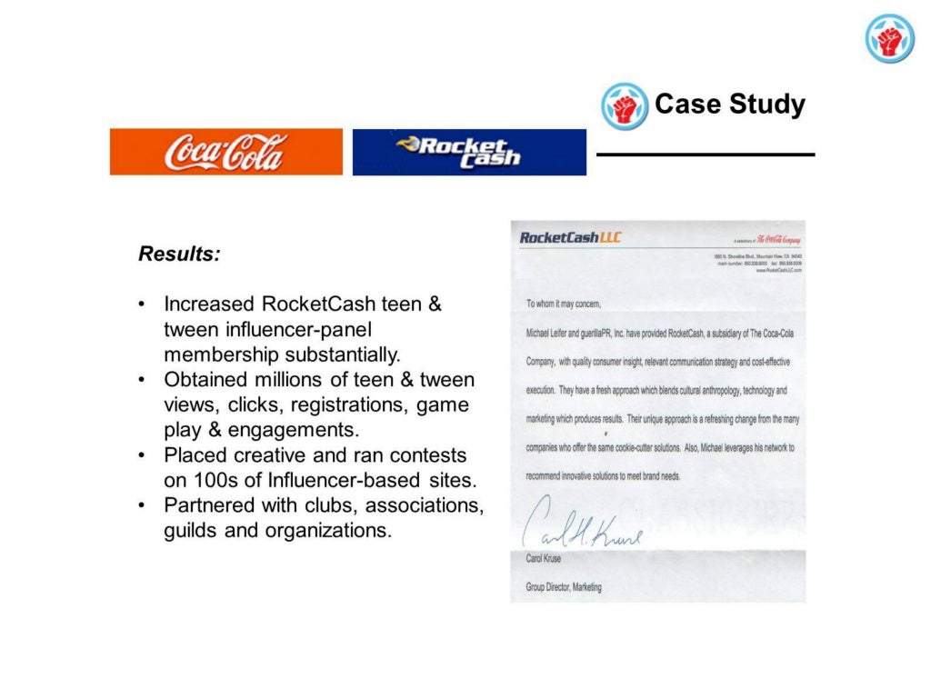 Business case study template word picture