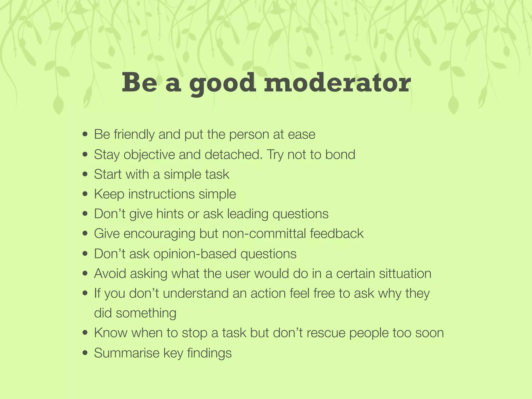 Guerilla Usability Testing