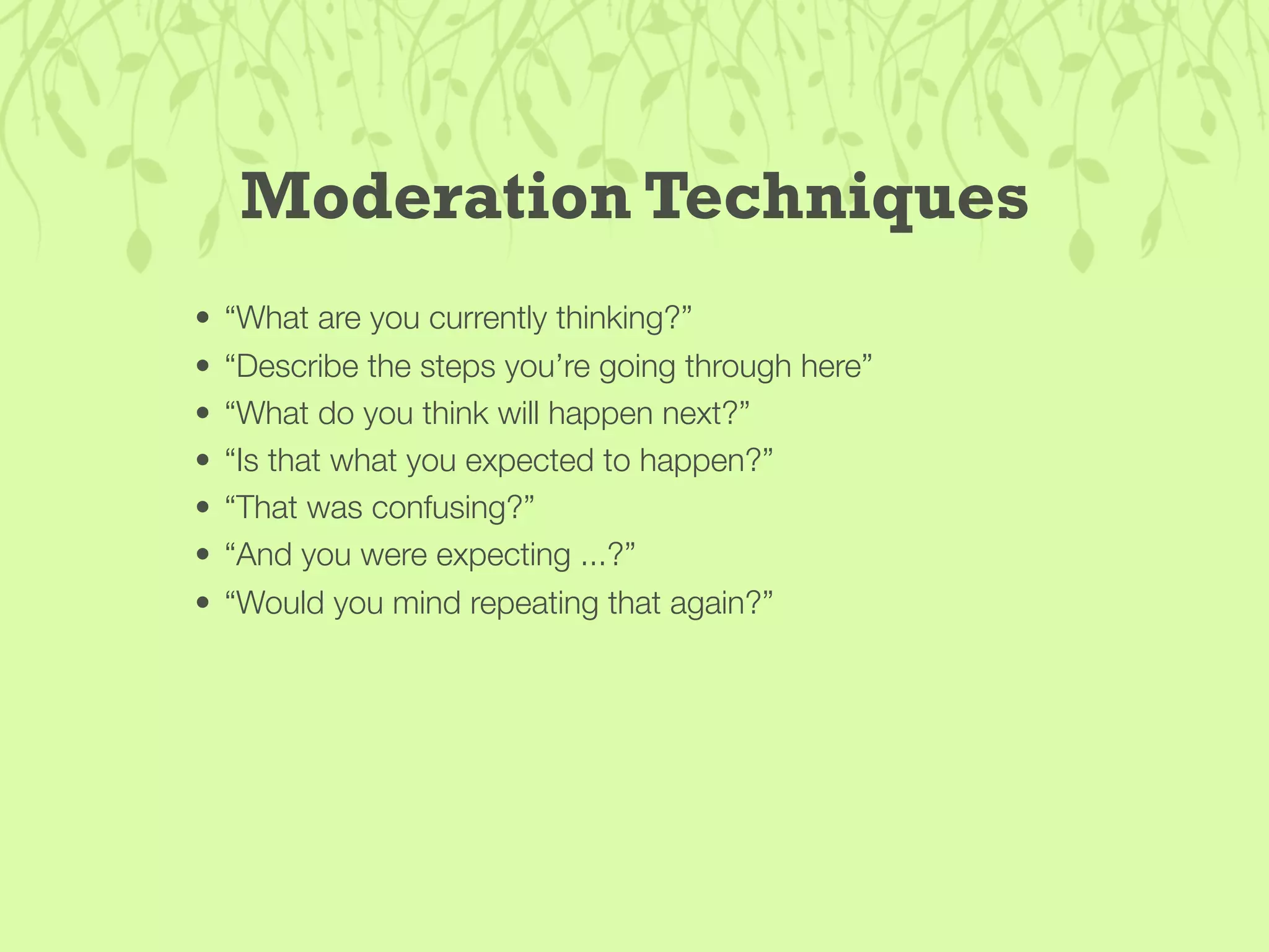 Guerilla Usability Testing