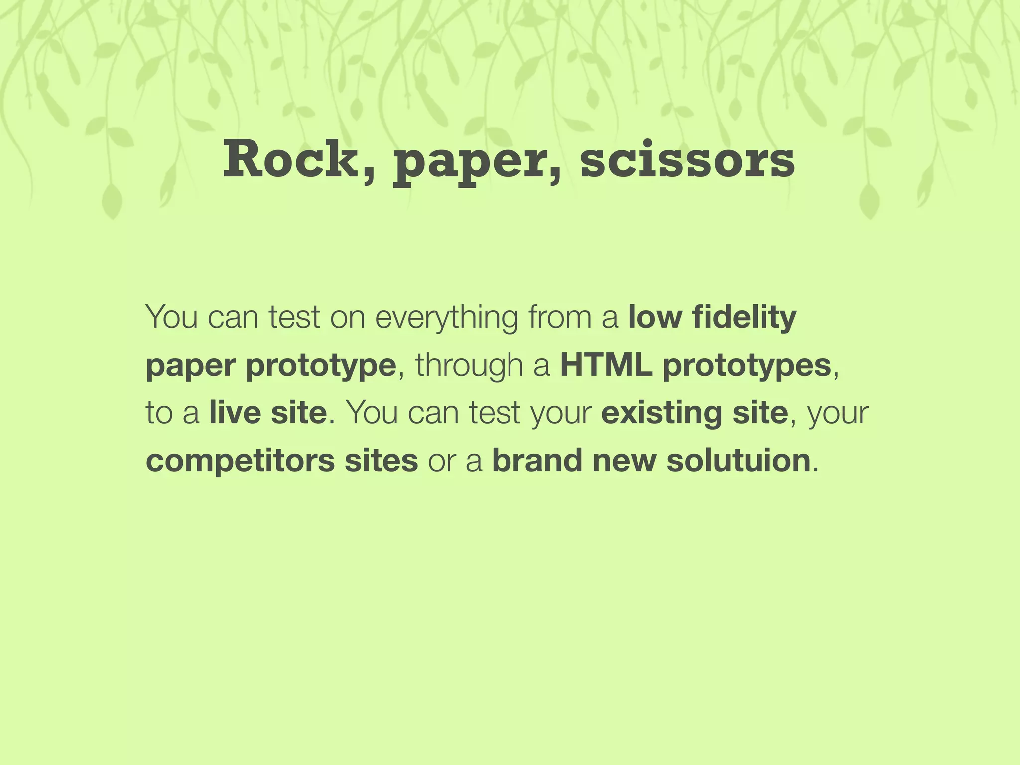 Guerilla Usability Testing