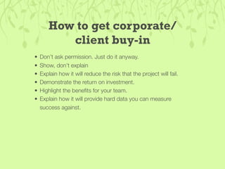 Guerilla Usability Testing